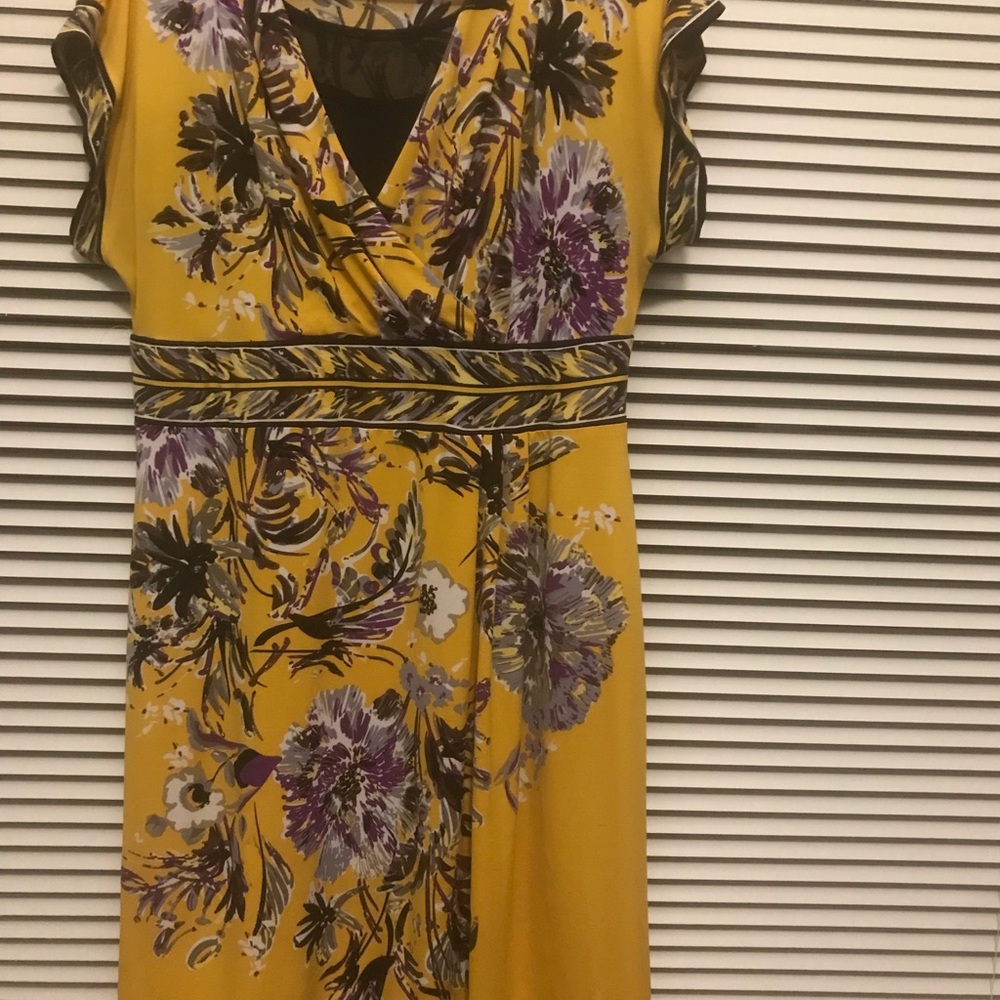 Punt Roma Yellow floral dress